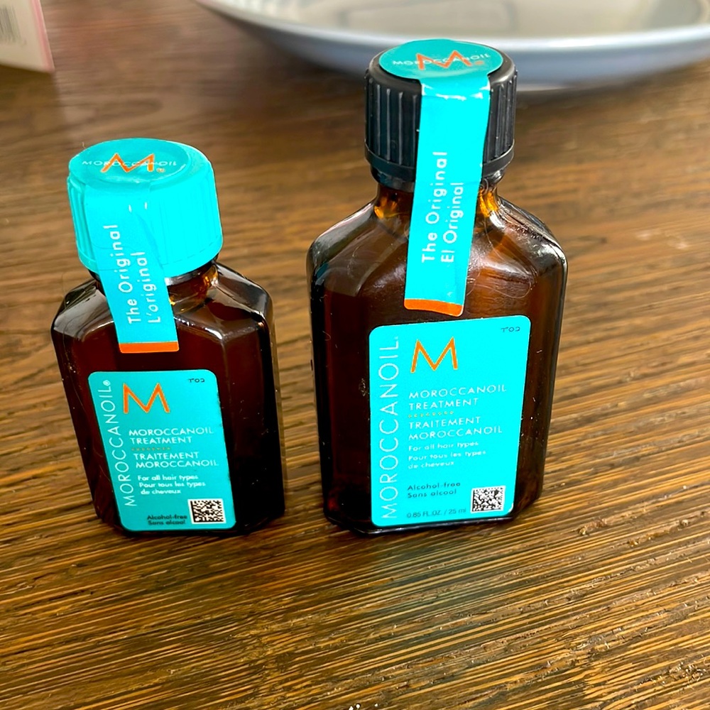 NWT two bottles of Moroccan oil
